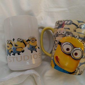 2 Universal Studios 'Despicable Me' mugs  coffee tea minions